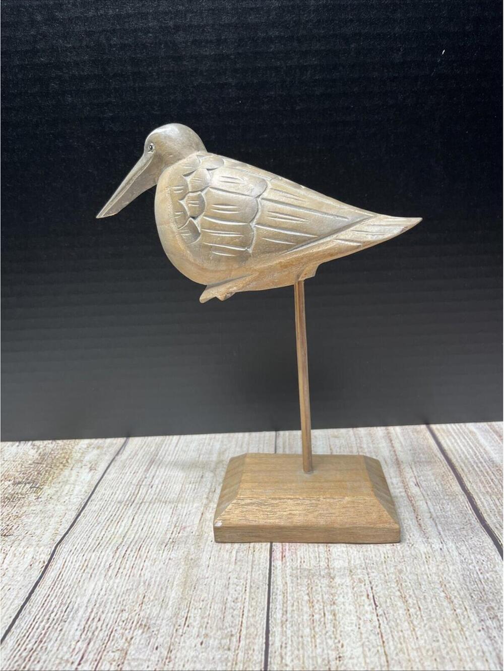 Vintage Hand Carved Shore Birds Set Of 3 Sand Pipers - Picture 9 of 15